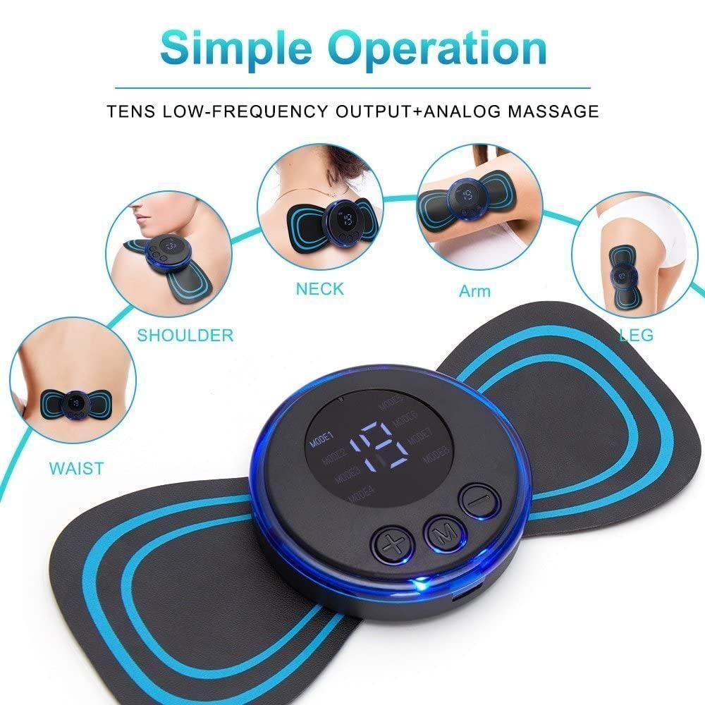 Mini Massager with 8 Modes and 19 Strength Levels,Rechargeable Electric Massager for Shoulder,Arms,Legs,Back Pain for Men and Women   ⭐⭐⭐⭐⭐ (4.9/5) (321 Reviews)